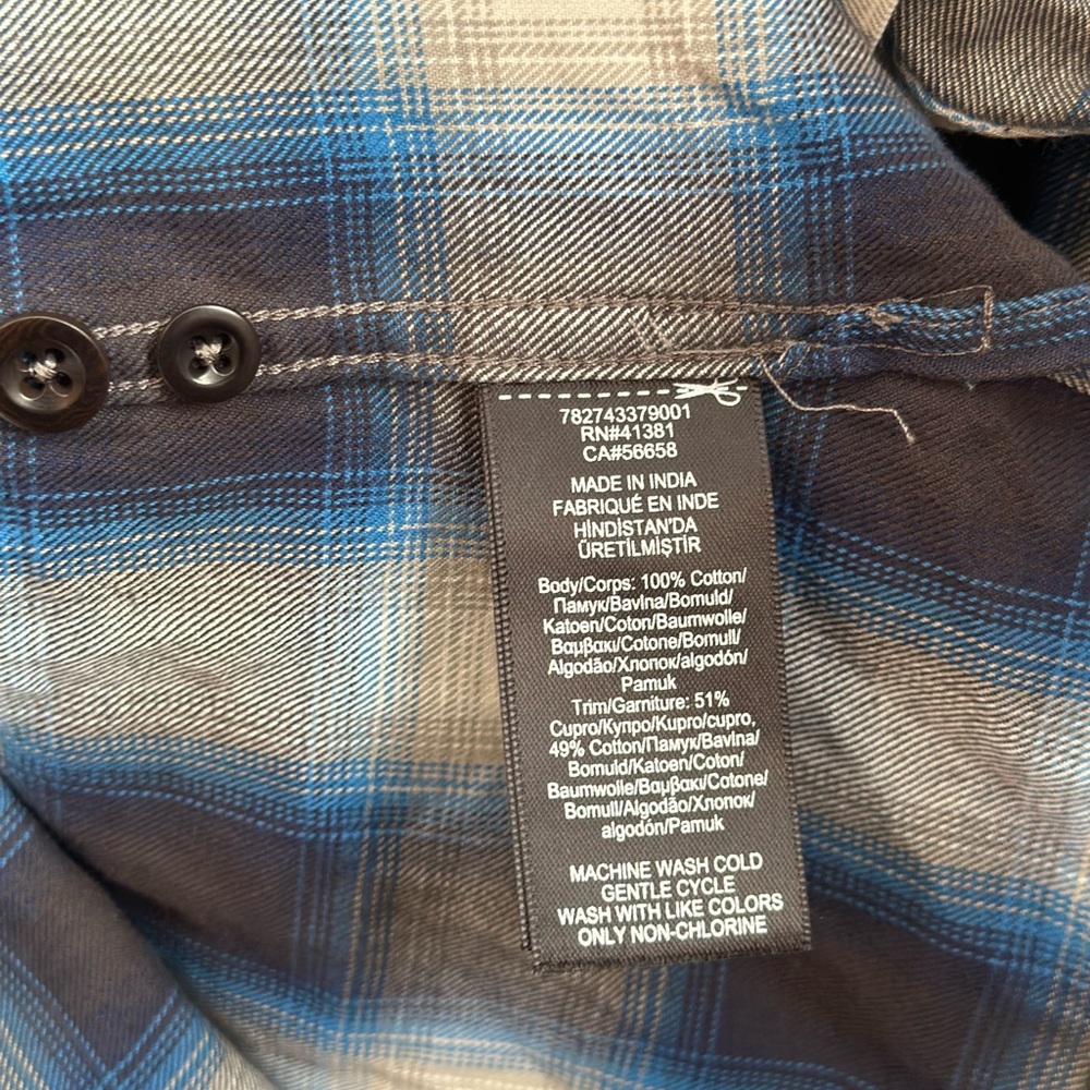 Double R Ralph Lauren RRL 25th Anniversary Plaid Shirt Men’s Size Small - Picture 6 of 10